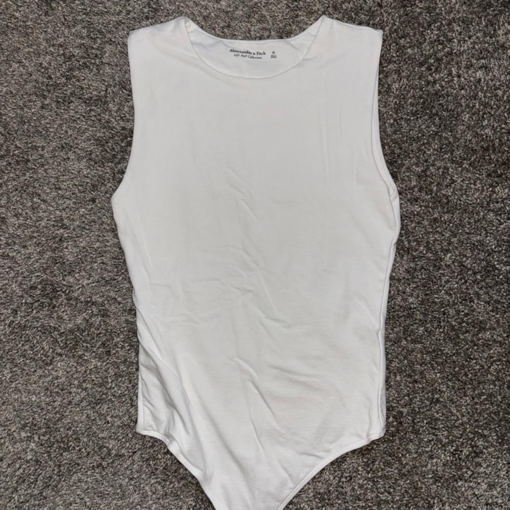 White Abercrombie Bodysuit